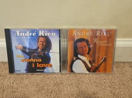 Lot of 2 Andre Rieu CDs: The Vienna I Love, Romantic Moments - £6.71 GBP