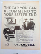 July 10, 1926 The Saturday Evening Post Print Ad For The Oldsmobile Six - £4.64 GBP