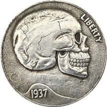 21mm Funny  Hobo Nickel Souvenir Plated Antique Collectible Coin Physical Funny  - £45.07 GBP
