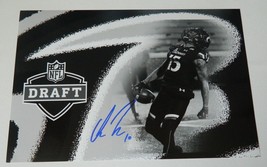 Chris Moore signed 8x12 photo  Baltimore Ravens Rookie autograph NFL DRAFT - £5.45 GBP