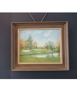 Par 3, Woodbury Country Club Founded 1897, Oil on Canvas by T.L. Fols, N... - £369.40 GBP