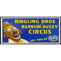 5&quot;x3&quot; BILLBOARD SIGN RINGLING BROS. O/S Lionel/AMERICAN FLYER - £4.86 GBP