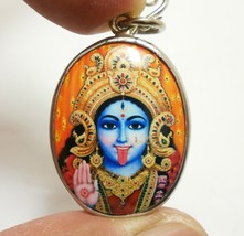 Pendentif Kali Durga Parvati Uma Devi 3 Yeux De La Déesse Ambika Shakti Hindo... - £26.07 GBP