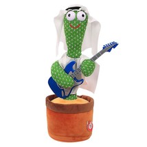 Cactus Plush Toy Shaking Dancing Recording Lighting Cactus - £19.14 GBP