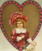 Victorian Love Greeting Valentine Postcard Ellen Clapsaddle 942 Syracuse NY 1909 - £10.49 GBP