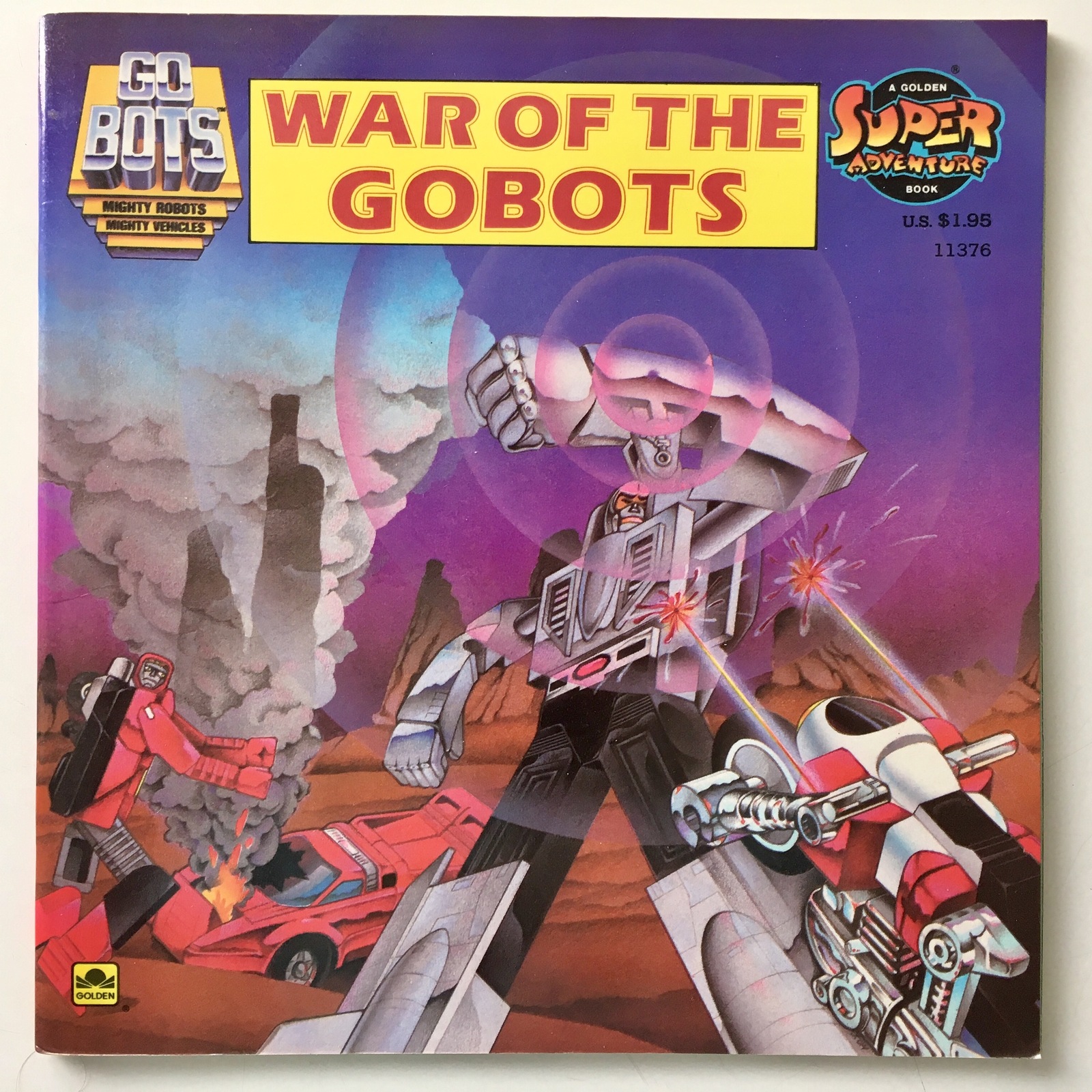 War of the Gobots A Golden Super Andventure Book, Golden - 11376-0, 1984 - $16.95