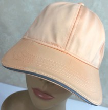 Blank Front Pink / Peach Ladies One Size Strapback Baseball Cap Hat - £9.29 GBP
