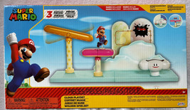 Super Mario Cloud Playset Sky Level 2.5&quot; Figure World Of Nintendo 2021 - £19.65 GBP