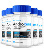 5 Pack Androxene Male Pills Maximize Energy, Vitality &amp; Stamina 300 Caps... - $2,486.18 MXN