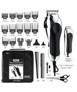 One time used- Wahl USA Chrome Pro Corded Clipper Complete Haircutting Kit - £24.85 GBP