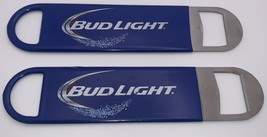 2 Bud Light Beer Heavyweight Bottle Opener Budweiser Lager Pub Bar Beverage Tool - $8.60