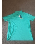 NWT Jack Nicklaus Golden Bear Golf Shirt Collar teal Green pool Polo # M... - £23.91 GBP