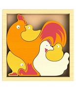 BeginAgain Chicken Family Puzzle - Creativity and Storytelling Skills - ... - $13.85