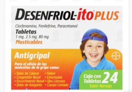 DESENFRIOL ITO PLUS ANTIGRIPAL - 2 CAJAS DE 24 c/u - ENVIO GRATIS  - £18.51 GBP