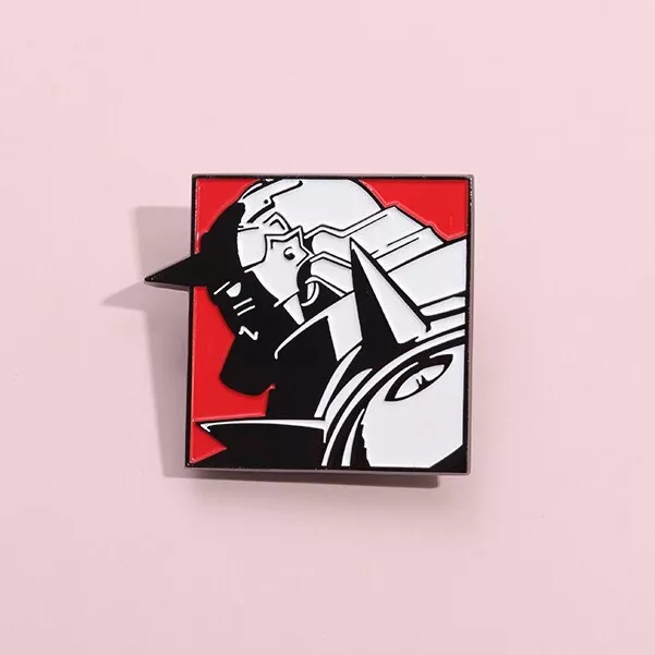 Alphonse - Fullmetal Alchemist Brooch Metal Anime Pin Badge - £15.35 GBP