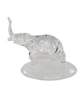 Cristal d&#39;Arques Elephant Figurine 24% Lead Crystal Glass France Lucky T... - £15.74 GBP