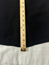 Vintage Michele Women's Black Rear Zipper & Slit Pull-On Pencil Skirt Waist 27" image 8