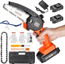 Mini Chainsaw Cordless Mini Saw - Mini Chainsaw 6 inch Cordless with hand - £32.23 GBP