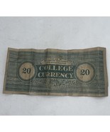 Late 19th Early 20th Century College Currency Note Business College $20 ... - $326.33 MXN