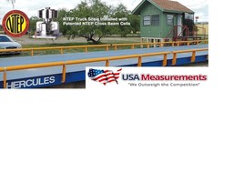 USA measurement   40 x 10 ft Truck Scale 100,000 lb Steel Deck NTEP Appr... - £29,887.97 GBP