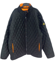 RefrigiWear Men’s Black Winter Coat Quilted W/ Inside Pockets Jacket Siz... - £42.28 GBP