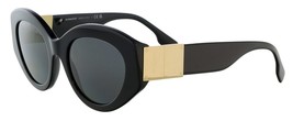 Burberry Sunglasses BE4361 300187 51mm Black / Dark Grey Lens - $144.95