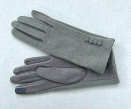 Womens Winter Warm Solid Woven Tech Touch Gloves Soft For Gift - £15.95 GBP
