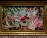 Vintage Completed Needlepoint 32x22” Framed Margot Creations de Paris Fr... - £464.33 GBP