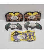 Lot Of 5 Vintage Halloween Nicole Paper Garland Witches Bats Haunted House - $29.60