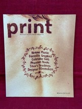 Print A Graphic Design Art Magazine VTG May June 2000 Henna Mania Leo Li... - $12.82