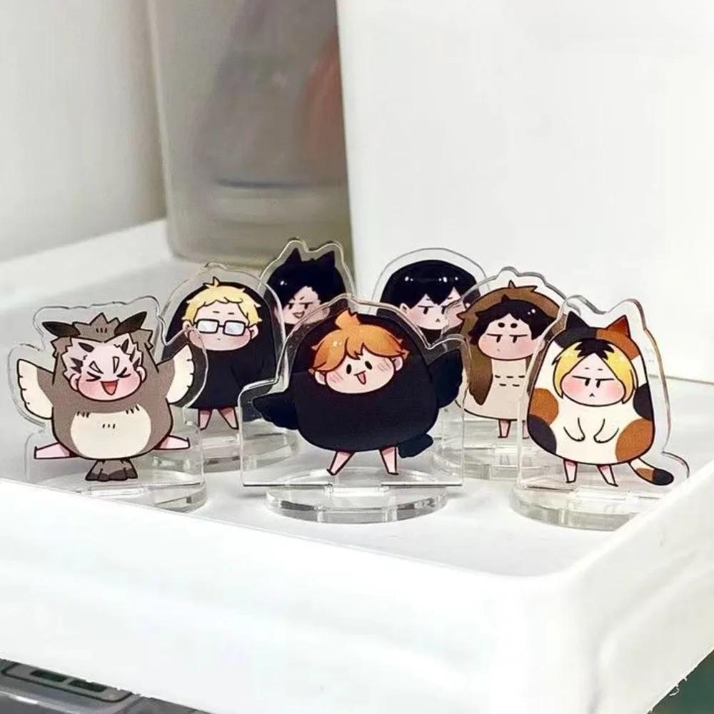 Haikyuu!! Mini Acrylic Hinata Shoyo Tobio Kageyama Peripheral Cute Mini - £15.56 GBP