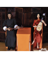1:6 Chinese Ethnic Instrument Sanxian(三弦) \ Erhu(二胡 )for 1/6 Scale Doll ... - $18.68
