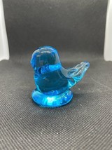 Bluebird of Happiness Ron Ray 1998 Blue Art Glass Bird - £13.10 GBP