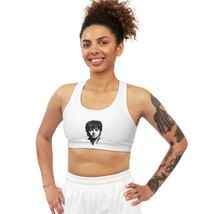 Seamless Sports Bra with Custom All-Over-Print Design for Unwavering Sup... - £31.59 GBP
