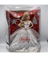 Barbie 2021 Holiday Doll Blonde (GXL18) Damaged Box - $42.03