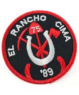 Vintage 1989 El Rancho Cima 75 Round Red Twill Boy Scout America BSA Cam... - €9,03 EUR