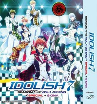 Anime DVD Idolish7 Season 1+2 VOL. 1-32 END + Movie + 8 ONA (2018) Box Set - £23.15 GBP