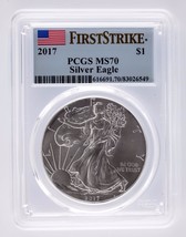 2017 Argent 1oz American Eagle Premier Frappe PCGS Classé Ms 70 - $131.04