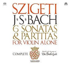 JSBach 6 Sonatas and Partitas Solo Violin Complete Joseph Szigeti SACD S... - £135.16 GBP