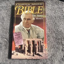 CHARLTON HESTON PRESENTS - THE BIBLE - THE STORY OF MOSES - VHS - NEW SE... - $9.89