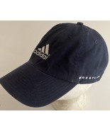 Vintage Adidas Wrestling Relaxed Fit Baseball Hat Cap Strapback Navy Blue - £15.44 GBP