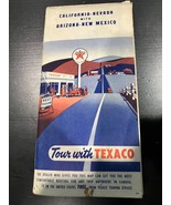1956-57 Texaco Road Map of California, Nevada, Arizona and New Mexico - $92.08 MXN