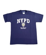 NYPD Kids  T-Shirt Navy White Yellow New York Police Tee Boys Gift - £13.60 GBP+