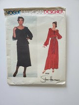 1980&#39;s Vintage Vogue 2038 Sewing Pattern Misses Size 12  Dress Top Skirt... - $23.76