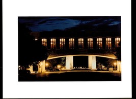 Vintage Photo Blacksburg Virginia Tech Torgersen Hall Bridge Night View ... - $12.86