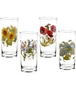 Portmeirion Botanic Garden Highball Drinking Glasses, Set of 4 - Assorted - £57.66 GBP