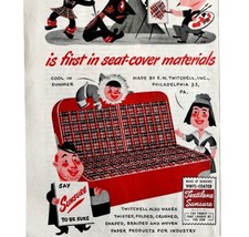 Textilene Sunsure Vinyl Materials 1948 Advertisement Furniture Fabric DWHH6 - $29.99