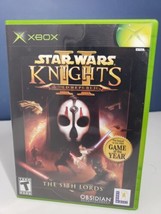 Star Wars: Knights of the Old Republic II - The Sith Lords (Xbox, 2004) CIB - £10.05 GBP