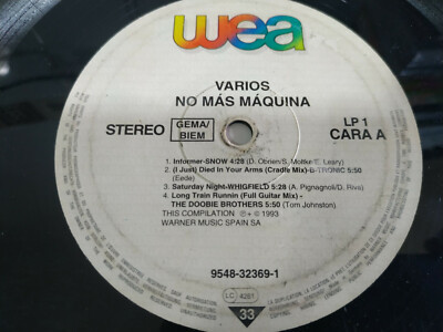 No mas Machine Wea 1993 - 2 X LP vinyl 12 " G - Muy Used Item image 4