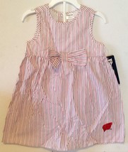 WISCONSIN Badgers Girl&#39;s Size 3T Sun Dress &amp; Bloomer Set - Embroidered W... - $17.94